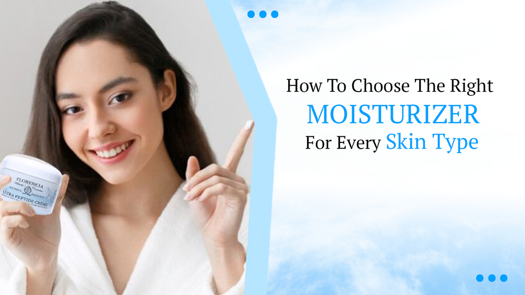 How to choose the right moisturiser. Young women holding face cream
