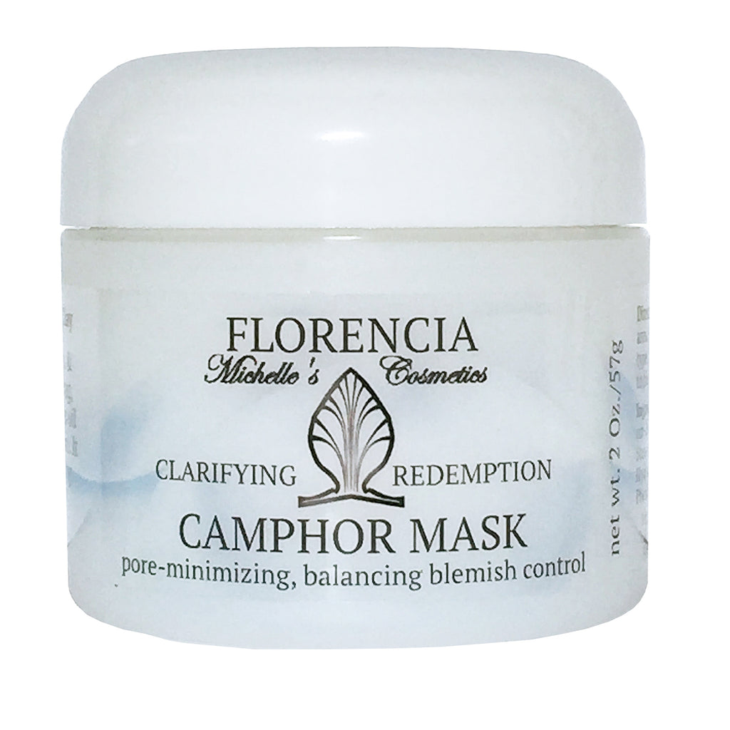 Camphor Mask Clarifying Redemption container with the label.
