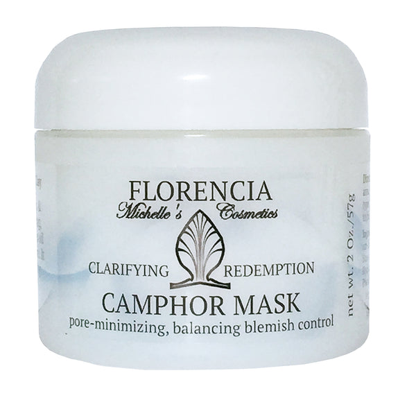 Camphor Mask Clarifying Redemption container with the label.