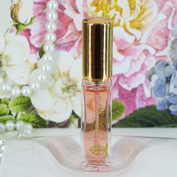 Fruité Fragrance with a gold top.